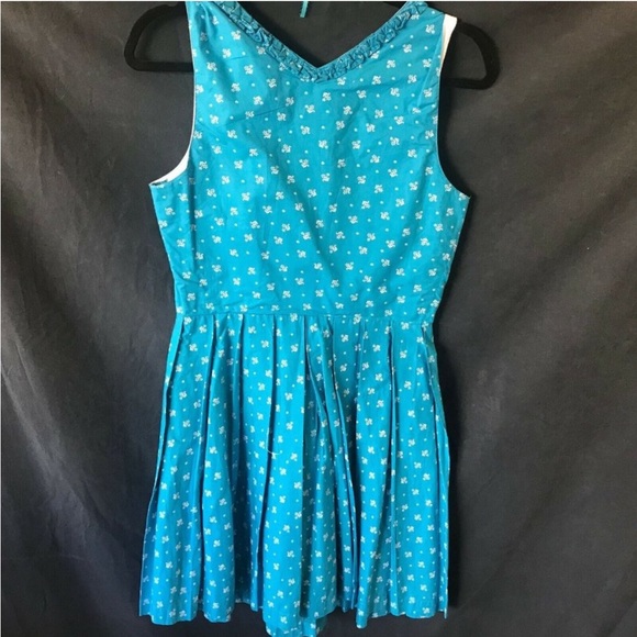 Original Steindl Dress Munchen Salzburg Blue Zip Front 38 - Picture 9 of 12